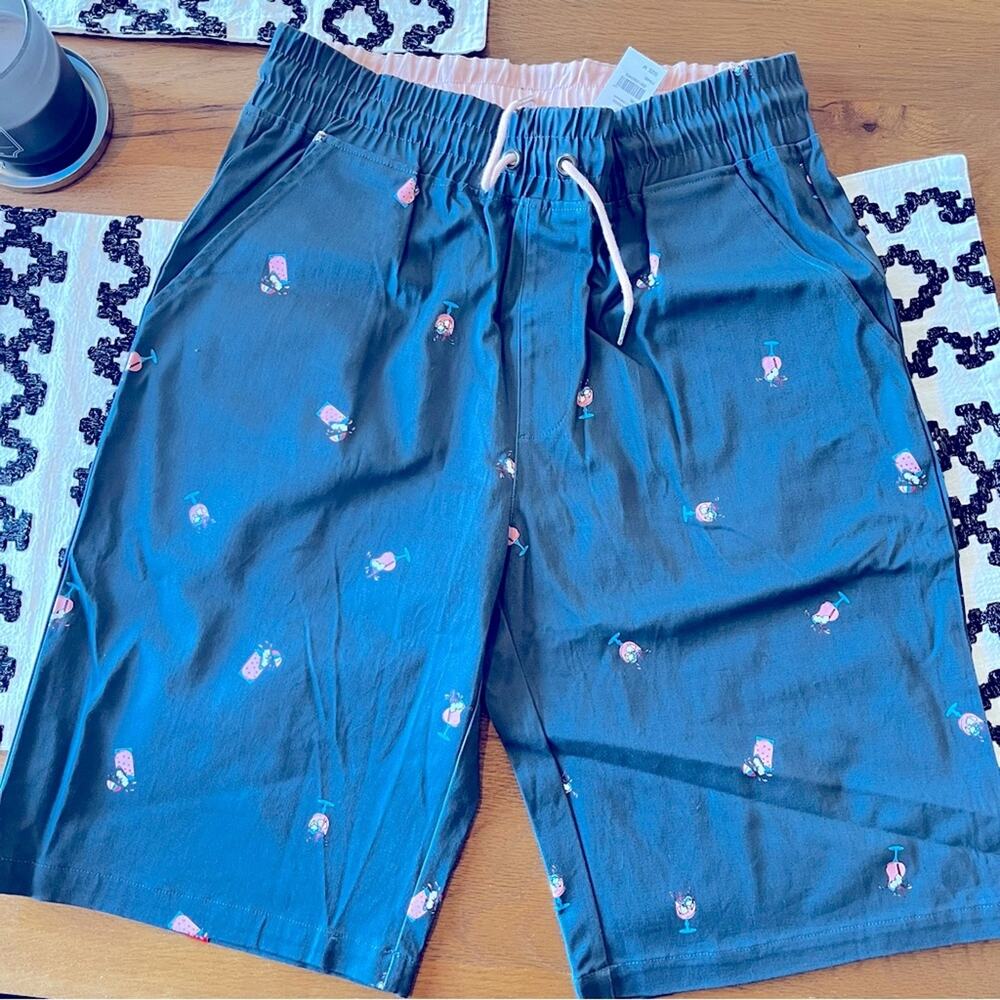NEW Tilly’s Asphalt Yacht Club AYC blue long shorts men’s size medium M